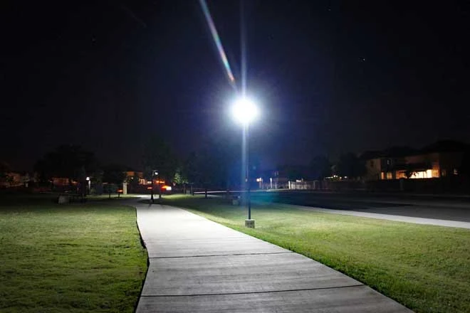 Solar-Straßen lampe für Garten